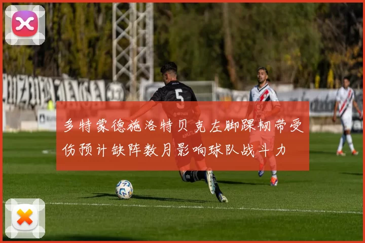 多特蒙德施洛特贝克左脚踝韧带受伤预计缺阵数月影响球队战斗力
